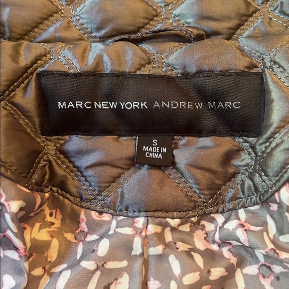 Marc Jacobs New York Andrew Marc Gray Quilted Jacket Size S - Picture 9 of 14